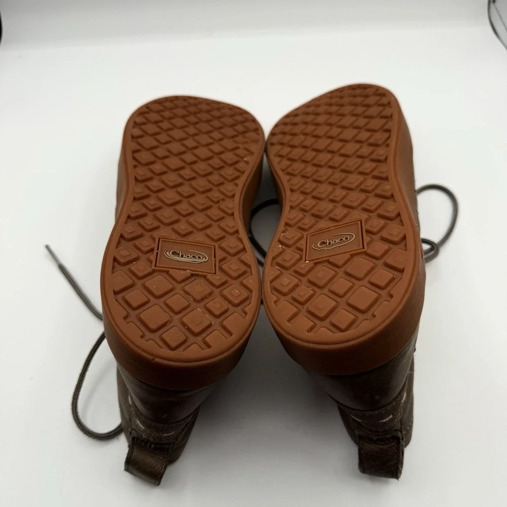 Chaco Davis Mid Top Leather Casual Ankle Boot Size US 11‎ Grey JCH106687